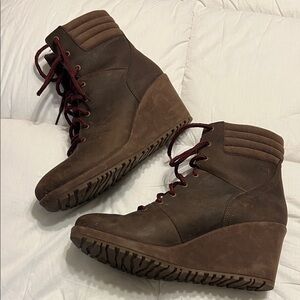Merrell Brown Wedge Boots